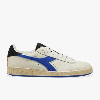 Diadora Game L Nizke Icona Bezove / Modre - Panske Tenisky